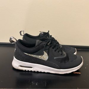 Rhinestoned Black Nike Air Max Theas